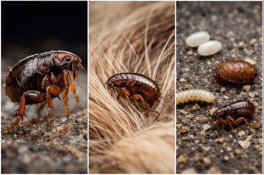 жизнен цикъл на бълхи